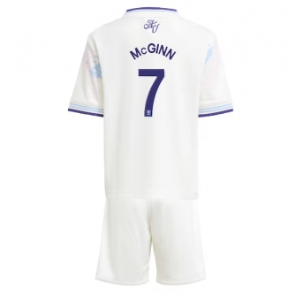 Billige Fotballdrakt Aston Villa John McGinn #7 Replika Tredjedraktsett Barn 2025-26 Kortermet (med bukser)